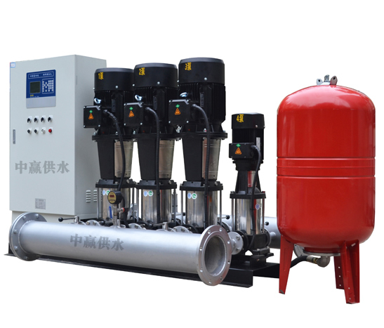 變頻恒壓供水系統(tǒng)主要由PLC、變頻器、觸摸屏、壓力變送器、動力及控制線路以及泵組組成