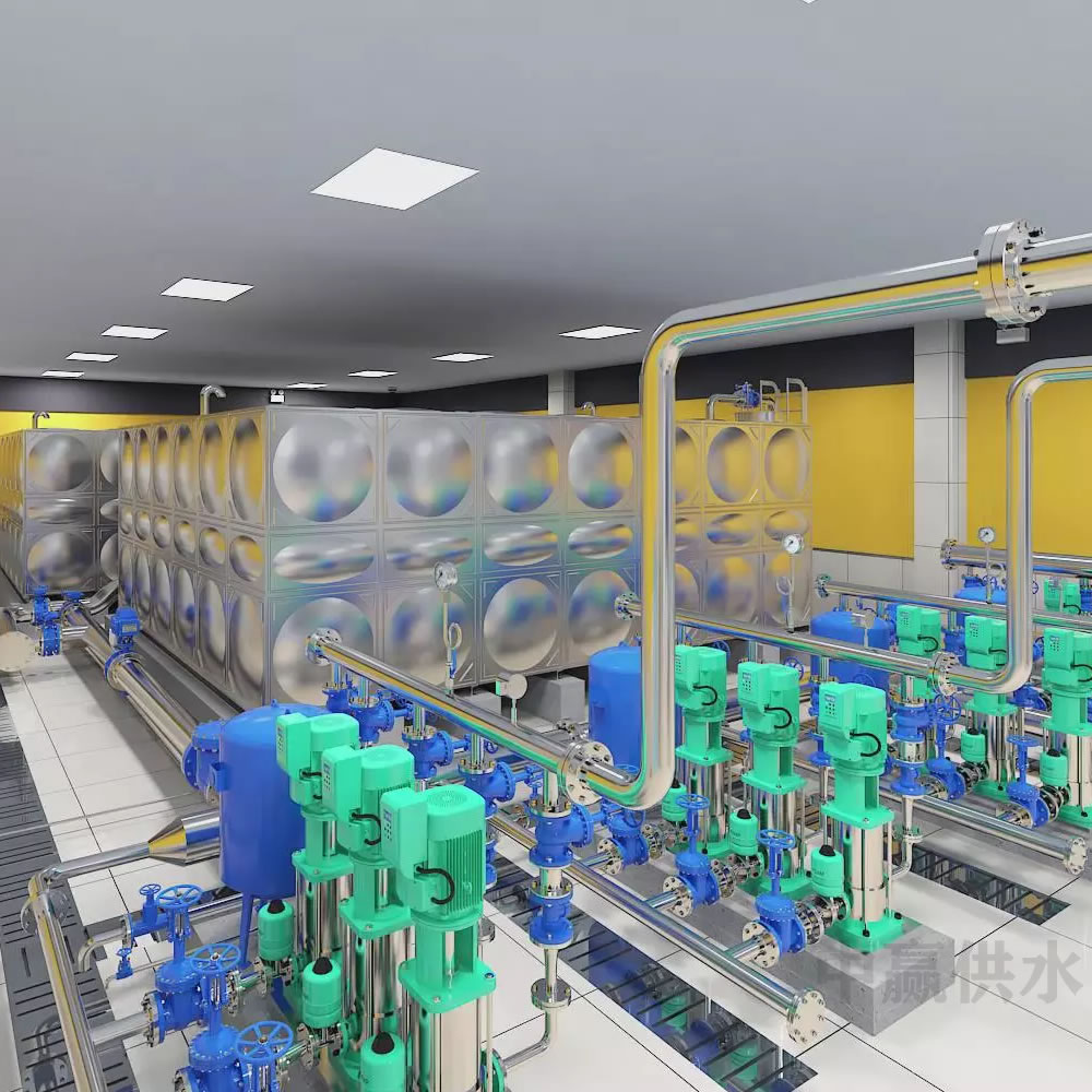 高層小區(qū)二次供水設(shè)備的工作原理和工作流程是什么？